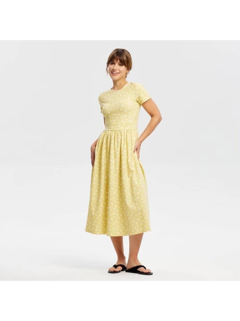Ruffled Off-Shoulder Midi - Picture 2 of 3